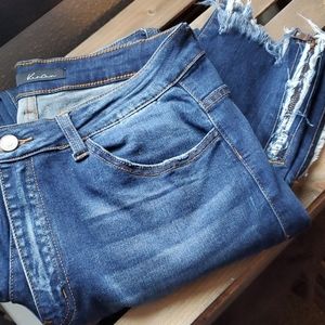 KanCan high rise cropped skinny jeans